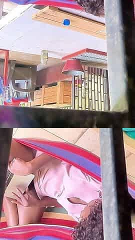 Lazy Sunday on the Patio Flow Gets Caught Mastrubating in Her Hammock