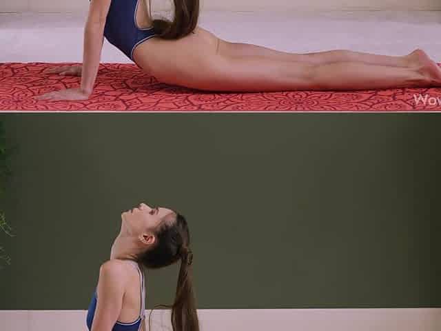Leona Mia Stunning Nude Yoga