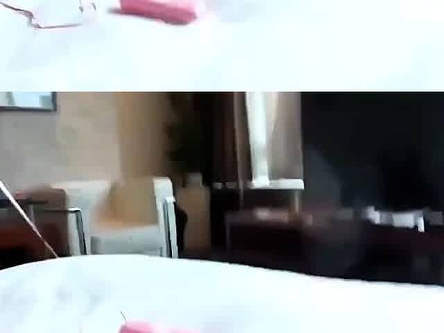 Small tit GF gives POV blowjob on my denim