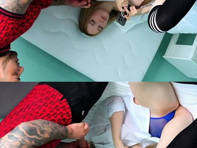 Russian Teen with Massive Tits Begs for a Serious Pounding