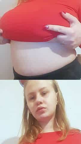 Big boob brunette masturbates on webcam