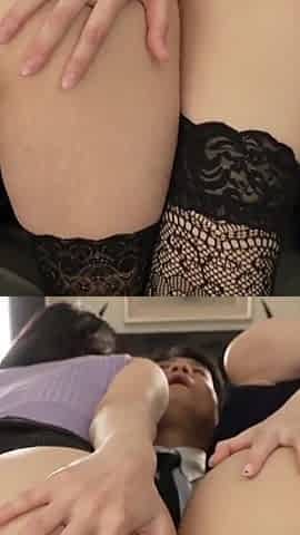 They Tempts Boss with Double Anal Licking! That Is Too Erothic!! 1