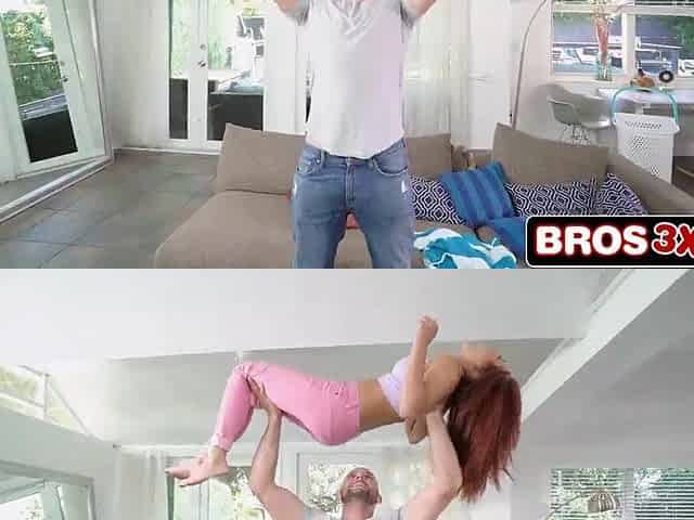 Each Inch Makes Her Screech - Tiny Hotty, Large Brute Action
