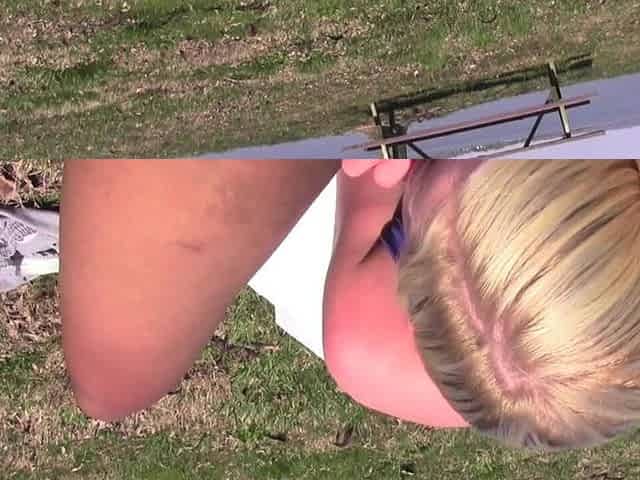 Kristen Jordan Backyard BBC Creampie!