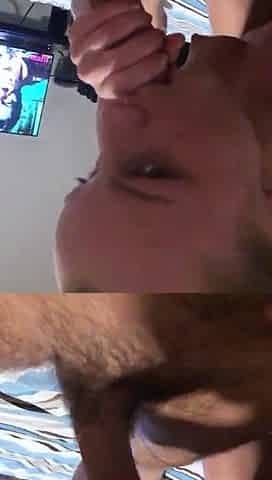 Real blonde amateur giving a POV blowjob