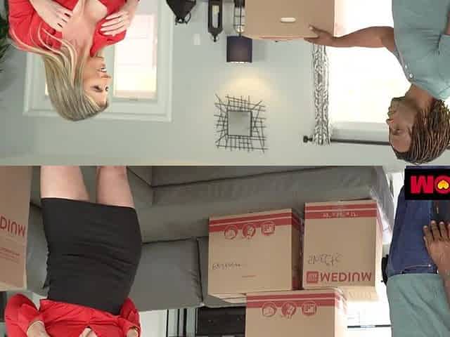 Sexually excited Housewife Lets Mover Pack Her Box With BBC And Cum - Cory Pursue