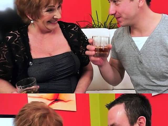 Slutty granny gets fucked