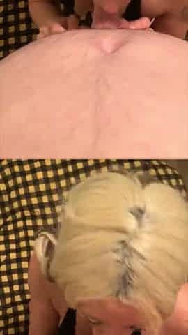 Real bitch gets paid to deepthroat a ramrod then gets pounded from behind