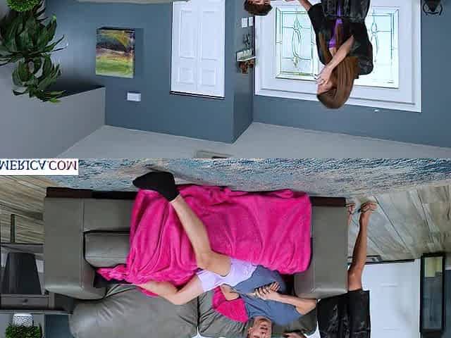 Sexy Milf Justine Jakobs fucks and sucks her son's friend's big stiff cock