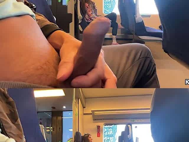 A stranger masturbated and sucked me on the educate in public