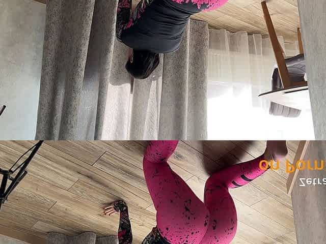 Workout at Home - Oral Caresses and Hard Sex on Camera
