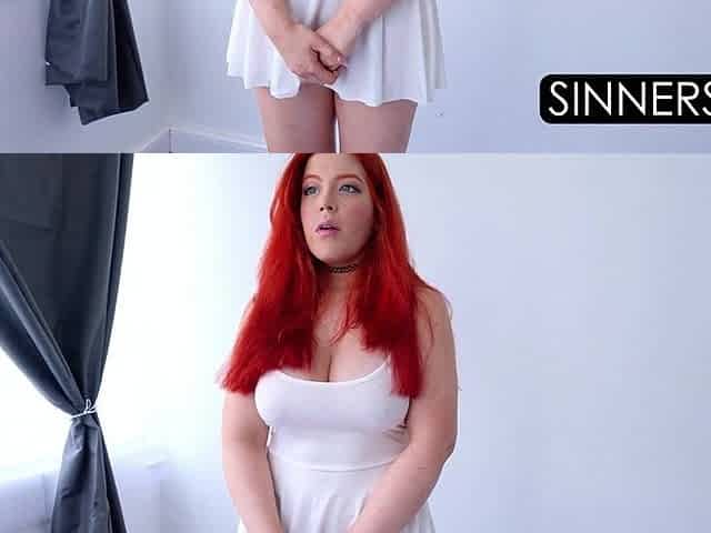 Shy, devout, and lustful youthful woman needs sex from her stepfather