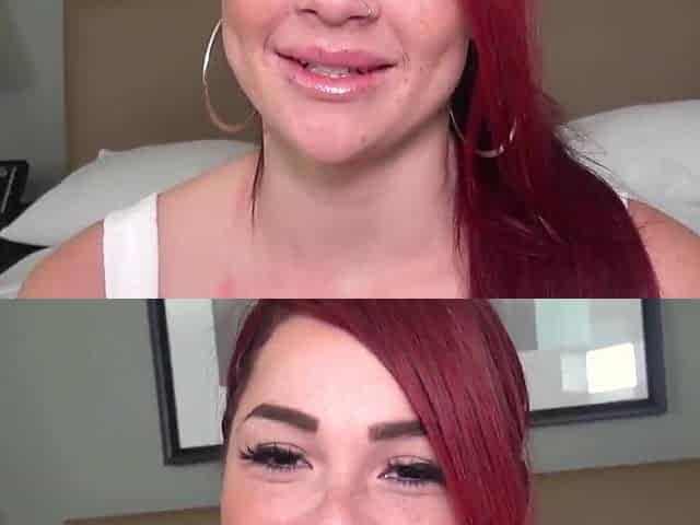 Freckle Face Redhead Takes Immodest Facial