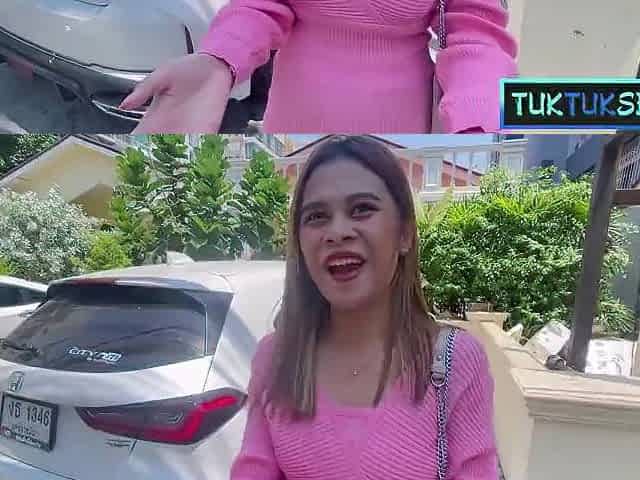 Cute Thai teen needs helps from a foreigner who drilled her