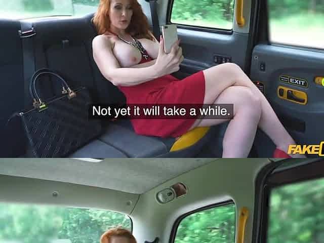 Fake Taxi - Kinky mother I'd like to fuck Cuckolds her boyfriend in public on the phone