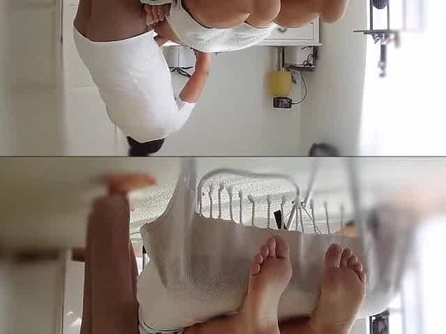 Real oriental massage filmed with a cheerful ending