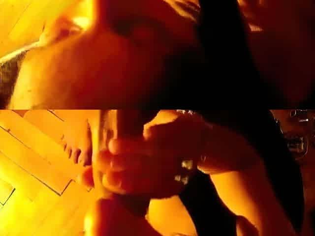 Mature French Amateur Gives a Blowjob on Christmas