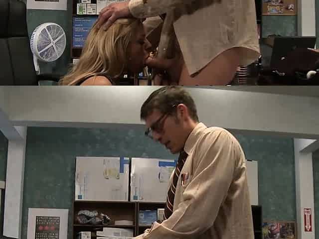 Horny Secretary Satiates Her Boss with Her Massive Cock
