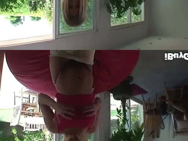 Busty Shaved Solo Ho Touches Her Pussy