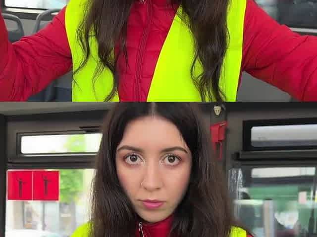Caught Bus Conductor Cheating Passengers and Drilled Him Cum in Cunt