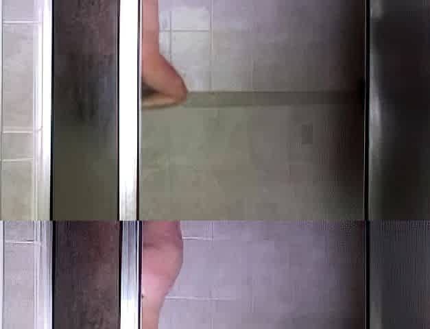Big-Bottom MILF in the Shower
