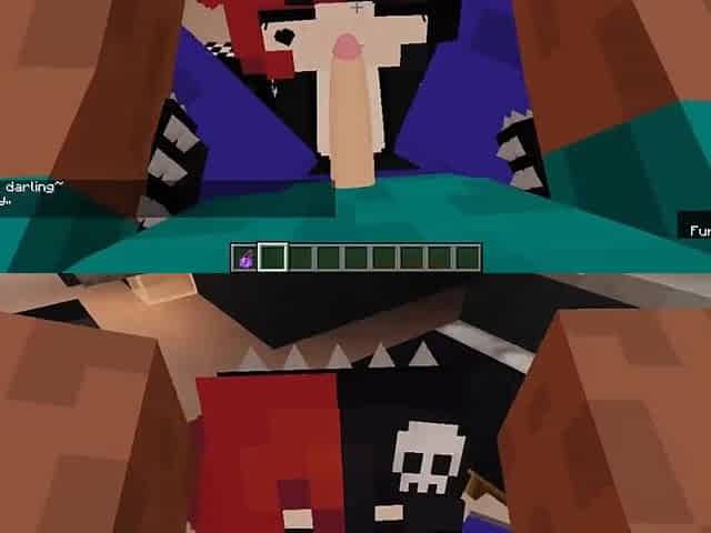 Gothic beauty can't control herself and bangs me sensually / Minecraft Jenny Mod