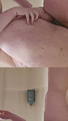 Birthing eggs from butt then anal machine screwing curly ftm