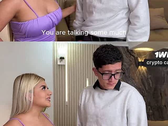 Your debtor's daily nail festival in front of you, with your bodacious towheaded wife and a thick cock, has the hottest XXX porn