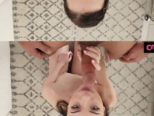 Cum-Filled Doxy Drains Wang All Over Her Face