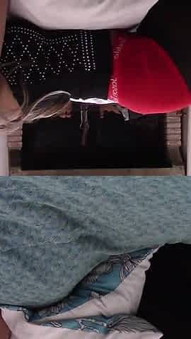 Blonde MILF in Pantyhose and Heels Gives a Blowjob and Swallows