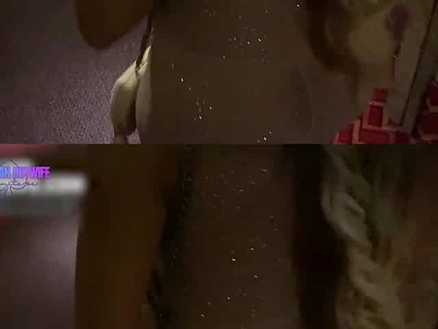 The host of the "Cuckold Night" party welcomed the cuckold's wife into the booth and made her indeed climax...