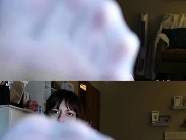 Fetish amateur sex in pink gloves and stockings