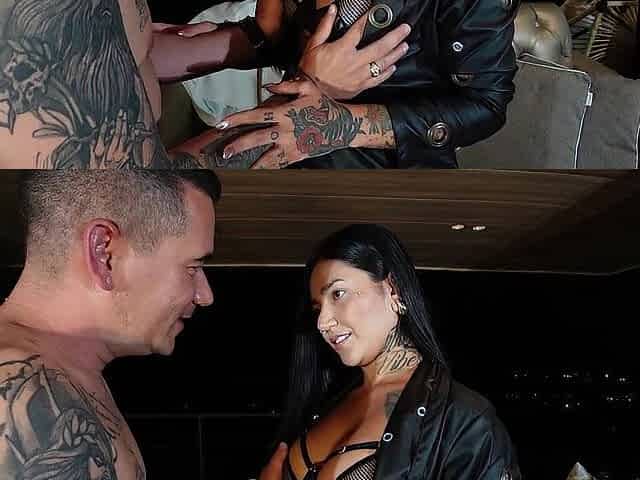 Excited tattoo artist tastes and rides her client's biggest shlong - LA ROLA