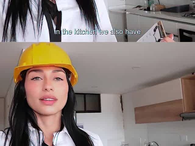 HAWT construction inspector came to my abode but got a SEXY CREAMPIE