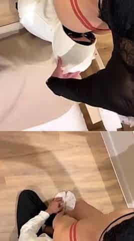 Tight ass brunette amateur Angel Hott