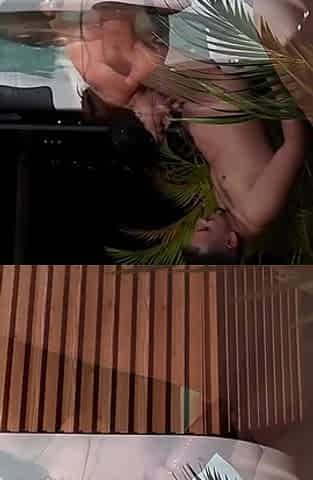 Melany Latina Fucking with Her Boyfriend's Best Friend in the Jacuzzi