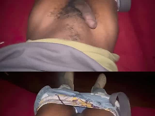 7.5 Inch Ebony Shlong Edging & Busting