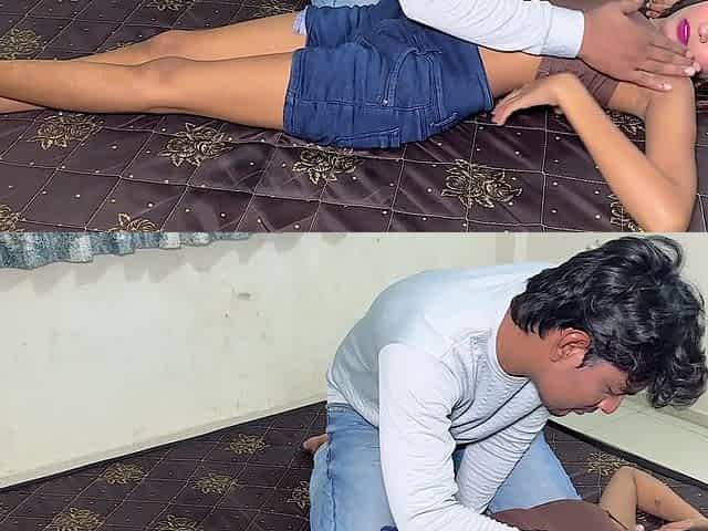 He Went to Her House to Call a Friend, Where Friend's Sexy Stepsister Opened the Door