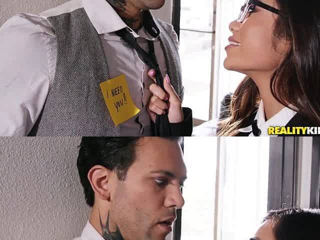 Vina Sky Sneaks into a Forbidden School Fantasy