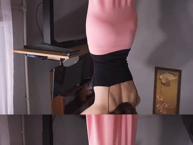 Hawt mother I'd like to fuck In Taut Petticoat Showing Off Watch Throughout Panty Line VPL