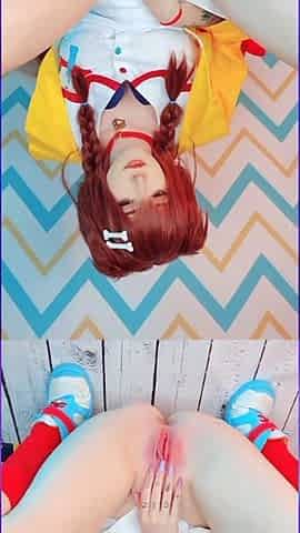 Redhead Teen Outdoor Toying