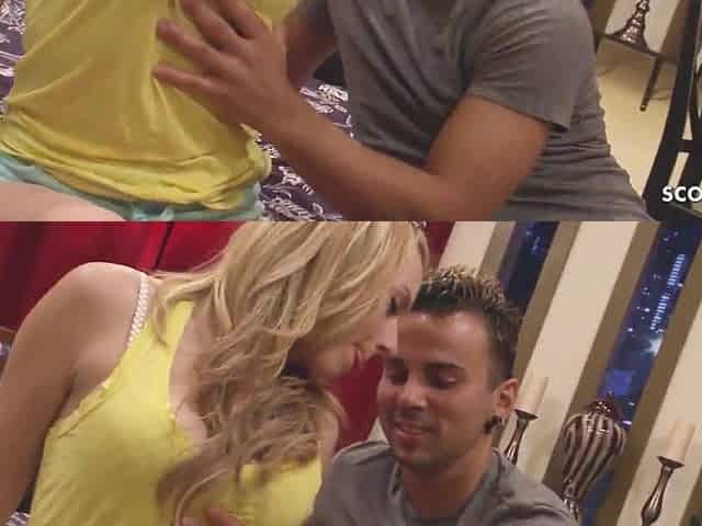 Shy Virgin Angel Entice to Coarse Defloration Sex by Large Rod