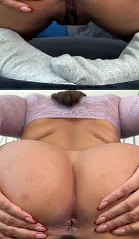 gaping aperture insane to gulp your dong and balls