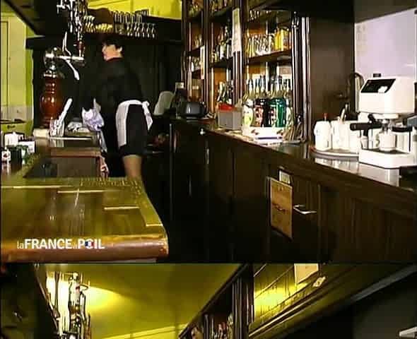 Carole, the Boss of the Bar, Gang-bangued in Her Little White Apron!