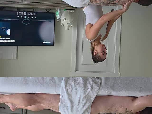 Nasty masseuse knows how to satisfy with oil massage and cheerful ending
