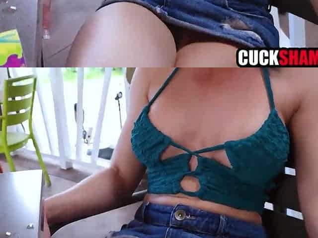 Cuckold spouse helps wife hook uo with ebony bartender