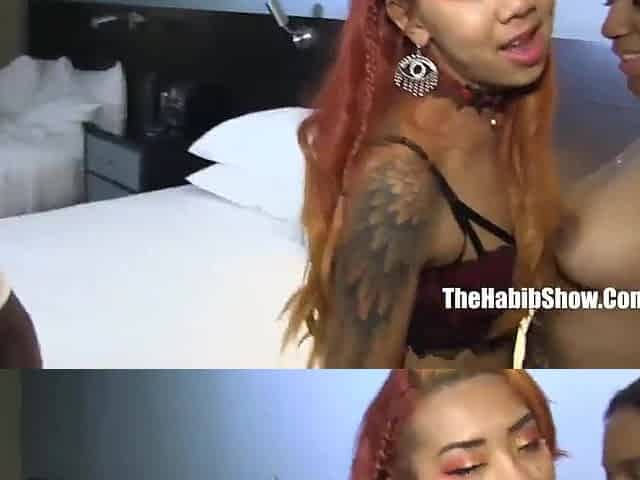 trio freaks screw newbie bbc oriental twat kim chi