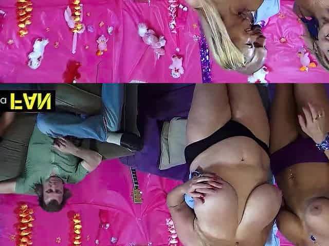 Siri Dahl And Samantha Lead A Large-Breast Titty Screwing Fuckfest!