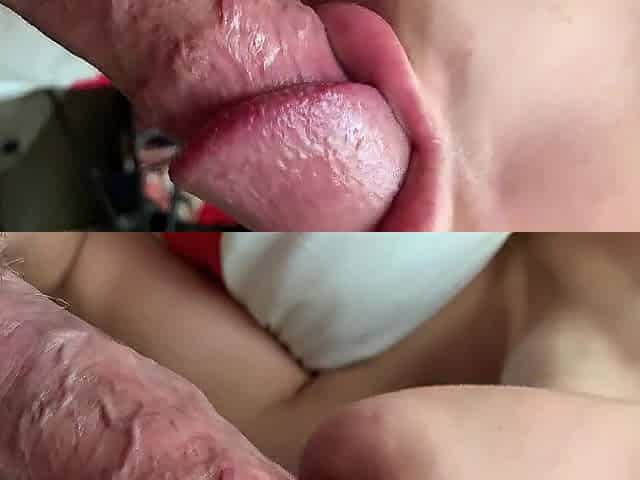 Very sexy oral-sex and cum in throat