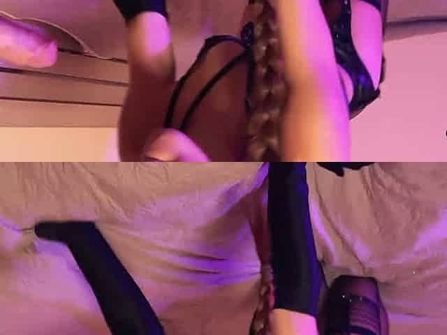 Young redhead in stockings, high heels, and underwear gives a voluptuous suck off and receives a messy popshot - outstanding por